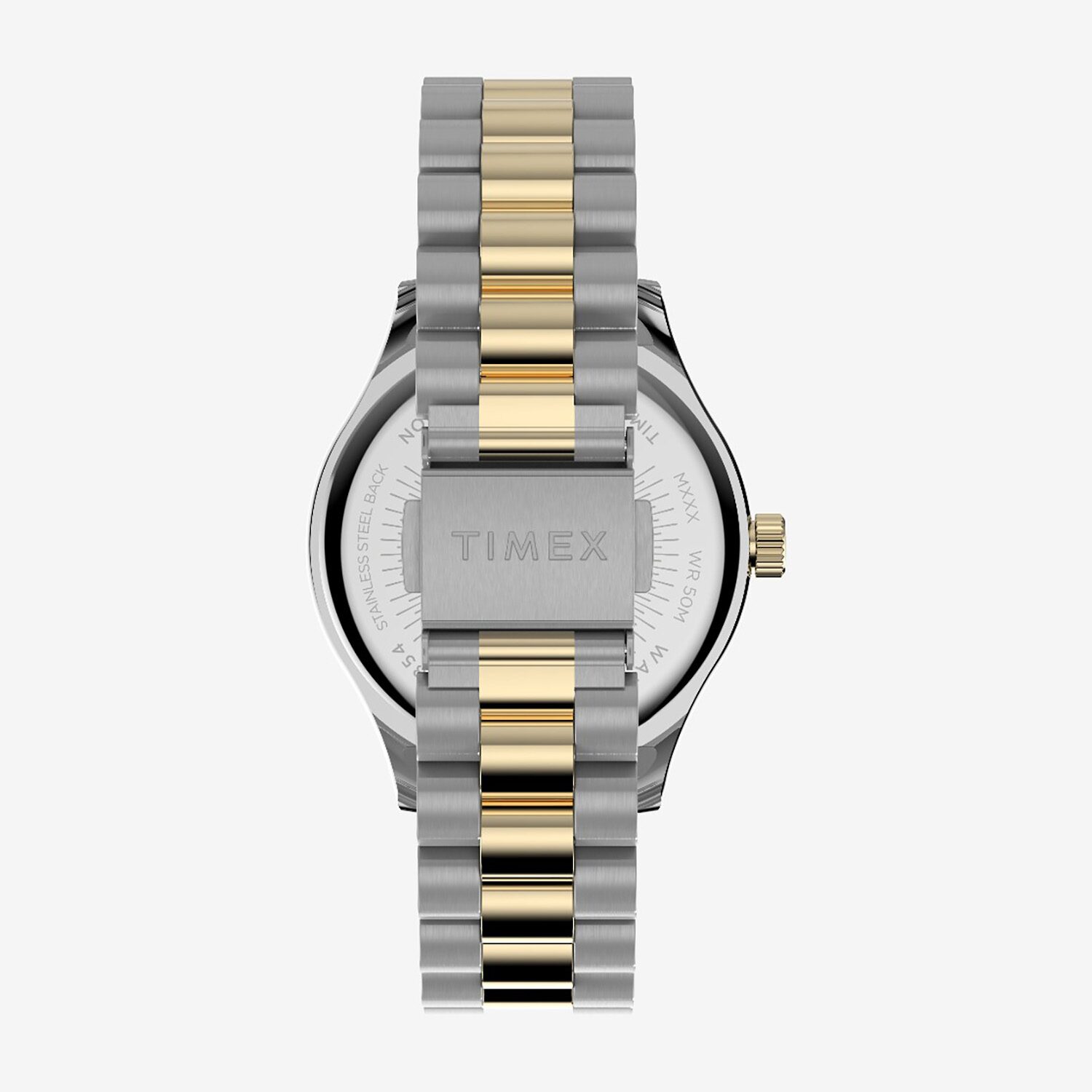 Timex Womens Two Tone Stainless Steel Bracelet Watch None