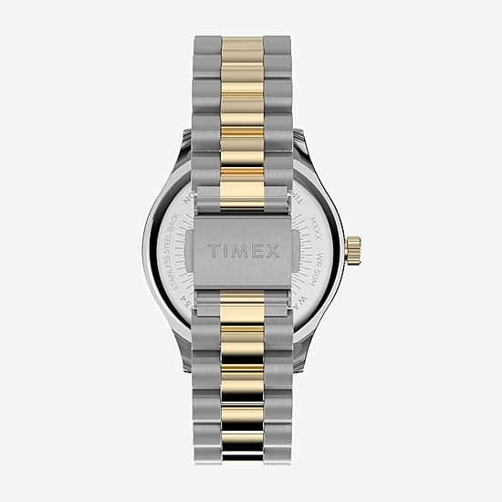 Timex Womens Two Tone Stainless Steel Bracelet Watch None