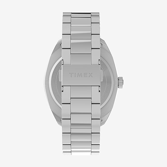 Timex Mens Silver Tone Stainless Steel Bracelet Watch None