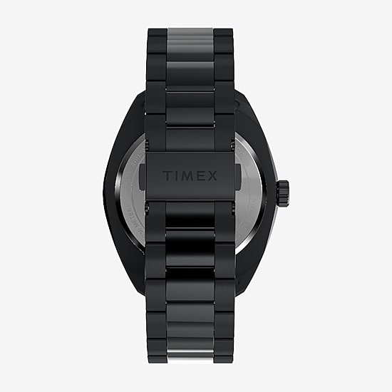 Timex Mens Black Stainless Steel Bracelet Watch Tw2y22800ji