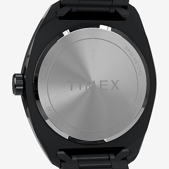 Timex Mens Black Stainless Steel Bracelet Watch Tw2y22800ji