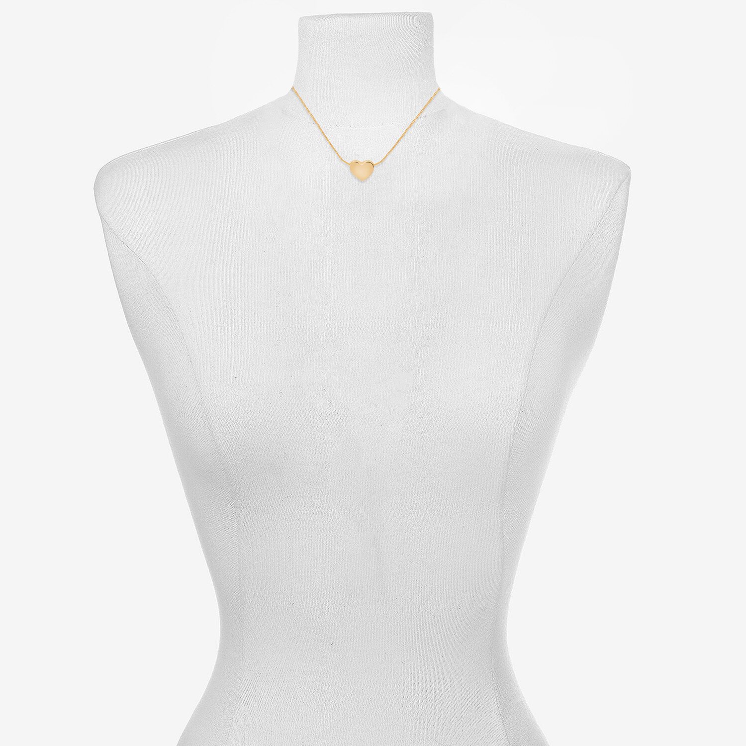 Bijoux Bar Delicates Womens Heart 16 Inch Pendant Necklace