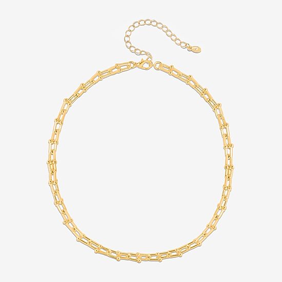 Bijoux Bar Delicates Womens 16 Inch Link Chain Necklace