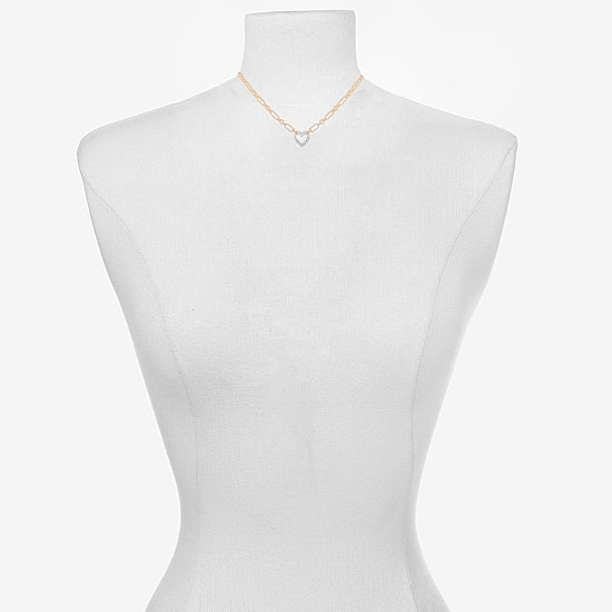 Bijoux Bar Delicates Two Tone Womens 16 Inch Y Necklace