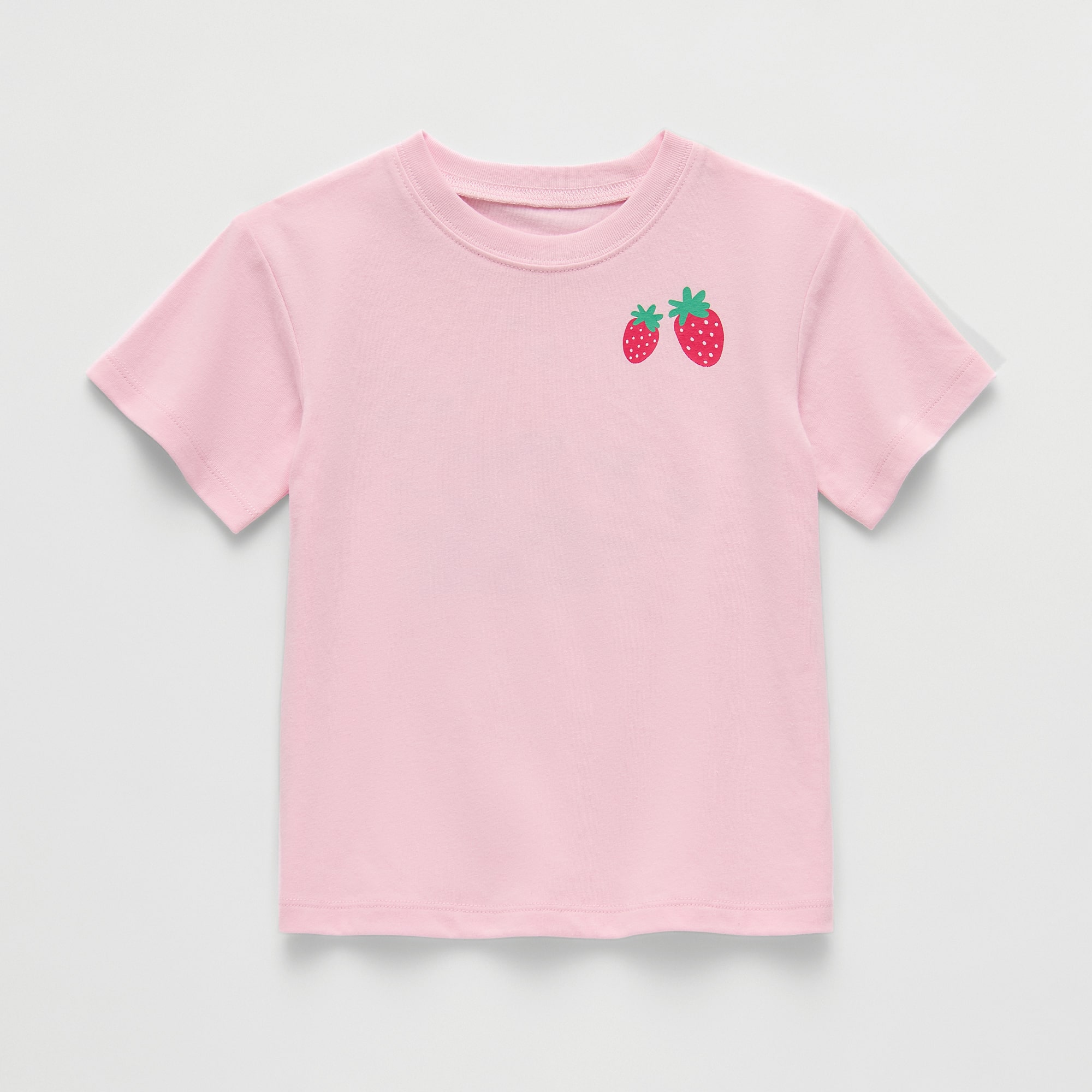 Okie Dokie Toddler & Little Girls Round Neck Short Sleeve Relaxed Fit Graphic T-Shirt