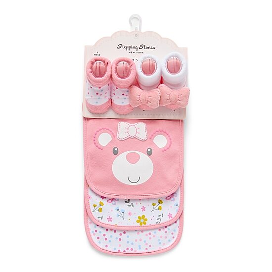 First Steps By Stepping Stones Girls Bib