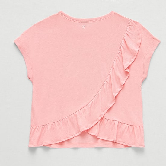 Xersion Little & Big Kid Girls Crew Neck Short Sleeve Active T-Shirt