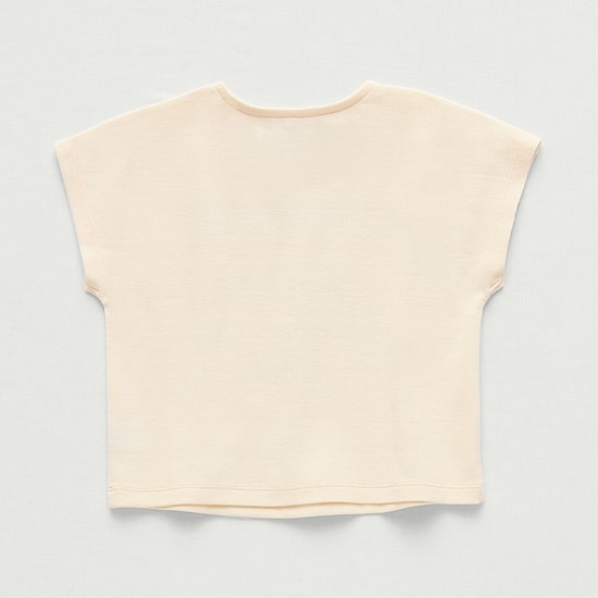 Grayson Little Toddler Girls Crew Neck Short Sleeve Relaxed Fit Graphic T-Shirt