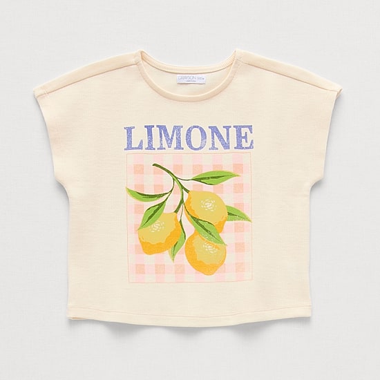Grayson Little Toddler Girls Crew Neck Short Sleeve Relaxed Fit Graphic T-Shirt