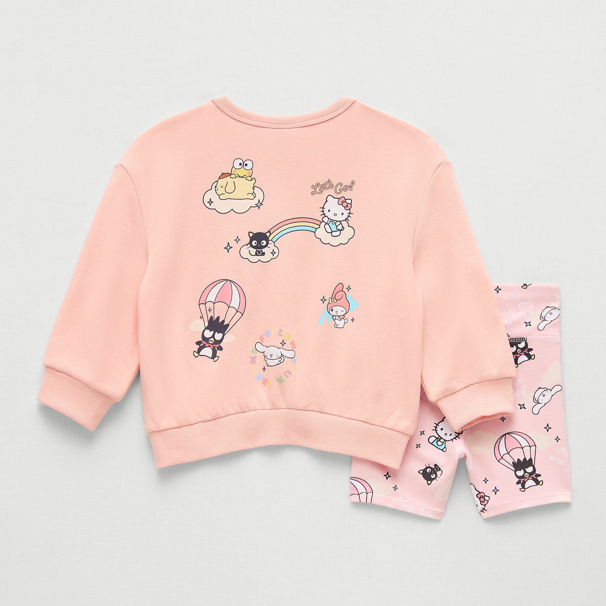 Grayson Little Toddler Girls Hello Kitty 2-pc. Short Set
