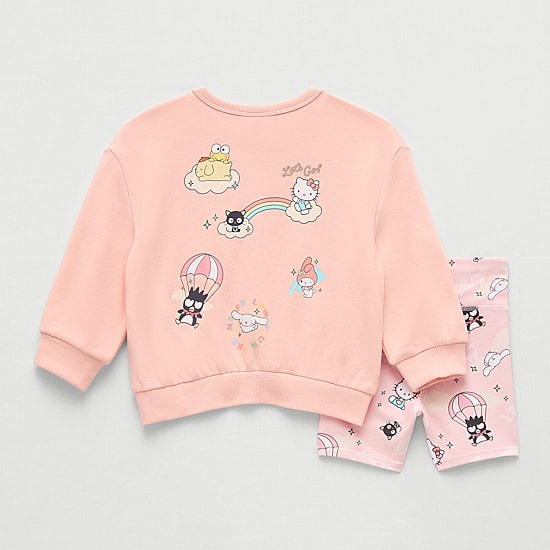 Grayson Little Toddler Girls Hello Kitty 2-pc. Short Set