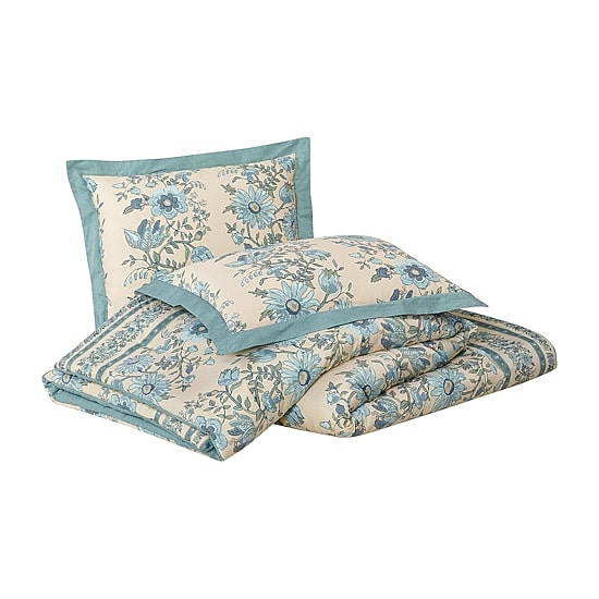 spartina 449 Mystic Moss 3-pc. Floral Reversible Comforter Set