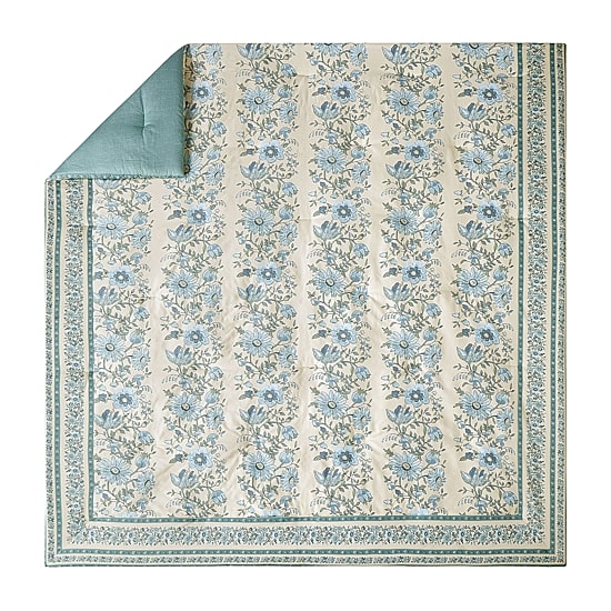 spartina 449 Mystic Moss 3-pc. Floral Reversible Comforter Set