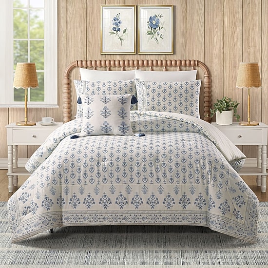 spartina 449 Peeples Song 3-pc. Floral Reversible Comforter Set