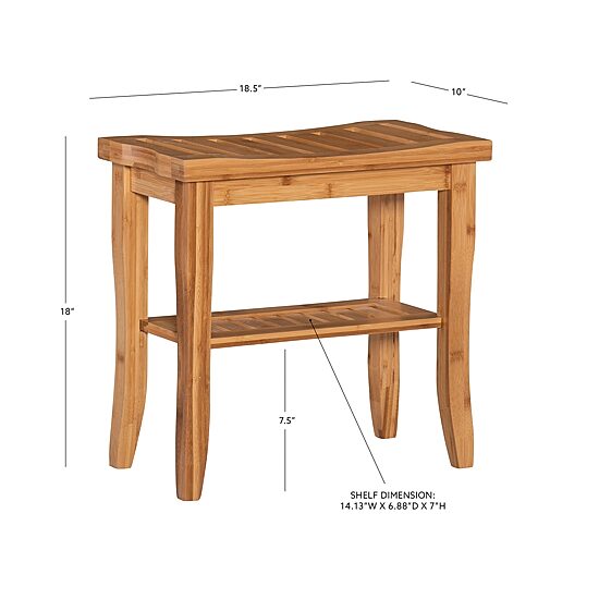 Bailee Bamboo Stool