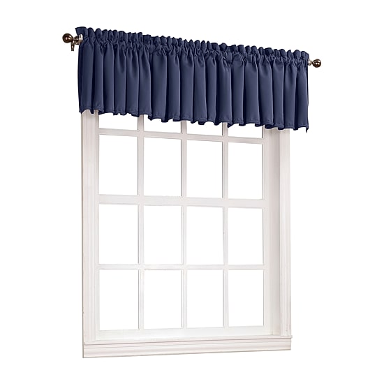 Sun Zero Emory Rod Pocket Tailored Valance