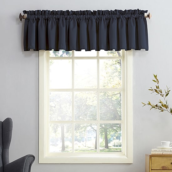 Sun Zero Emory Rod Pocket Tailored Valance
