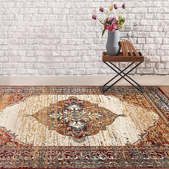 Amer Rugs Arlenu Cass Medallion Medallion Indoor Rectangular Accent Rug
