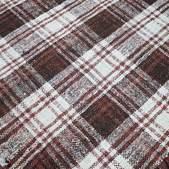 Amer Rugs Hermoppa Xan Plaid Flatweave Plaid Reversible Indoor Rectangular Accent Rug