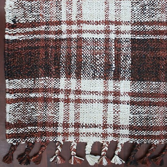 Amer Rugs Hermoppa Xan Plaid Flatweave Plaid Reversible Indoor Rectangular Accent Rug