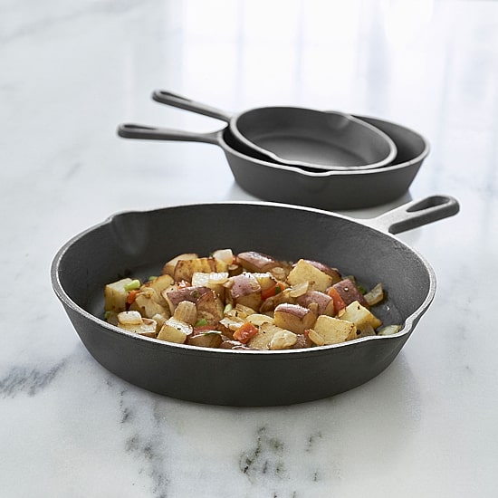 Cooks 3-pc. Cast Iron Fry Pan Set