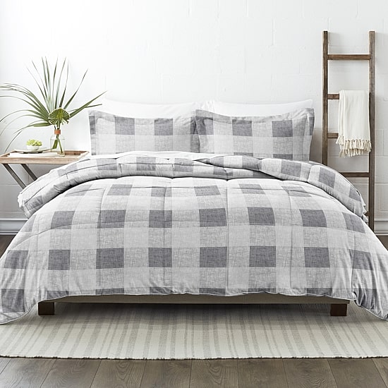 Casual Comfort Patterned Down-Alternative Comforter Sets