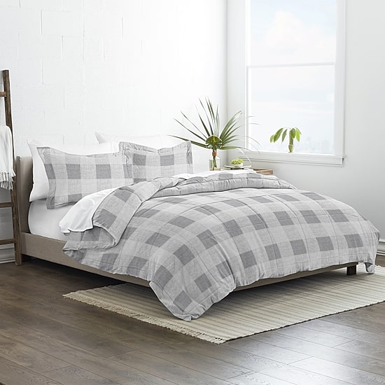 Casual Comfort Patterned Down-Alternative Comforter Sets