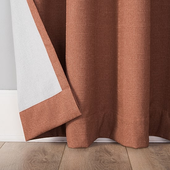 Sun Zero Channing Grommet Top Energy Saving 100% Blackout Single Curtain Panel