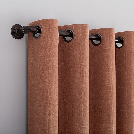 Sun Zero Channing Grommet Top Energy Saving 100% Blackout Single Curtain Panel