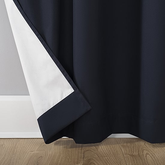 Sun Zero Cyrus Grommet Top Energy Saving 100% Blackout Single Curtain Panel