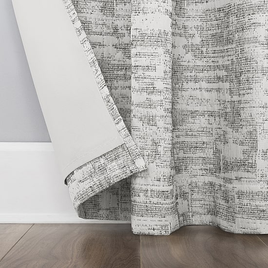 Sun Zero Parrish Grommet Top Energy Saving 100% Blackout Single Curtain Panel