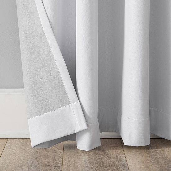 Sun Zero Tyrell Grommet Top Energy Saving 100% Blackout Single Curtain Panel