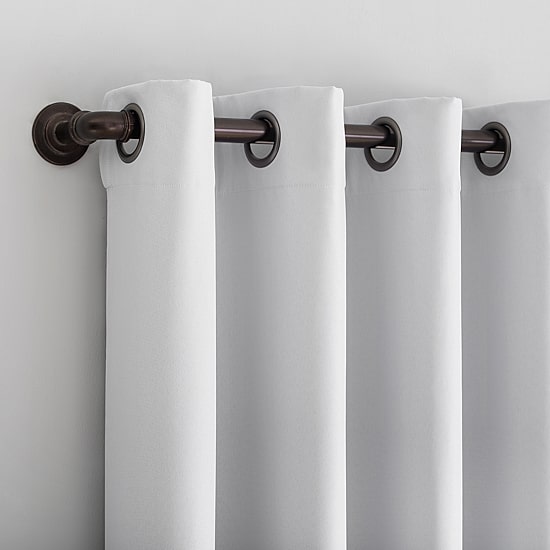 Sun Zero Tyrell Grommet Top Energy Saving 100% Blackout Single Curtain Panel