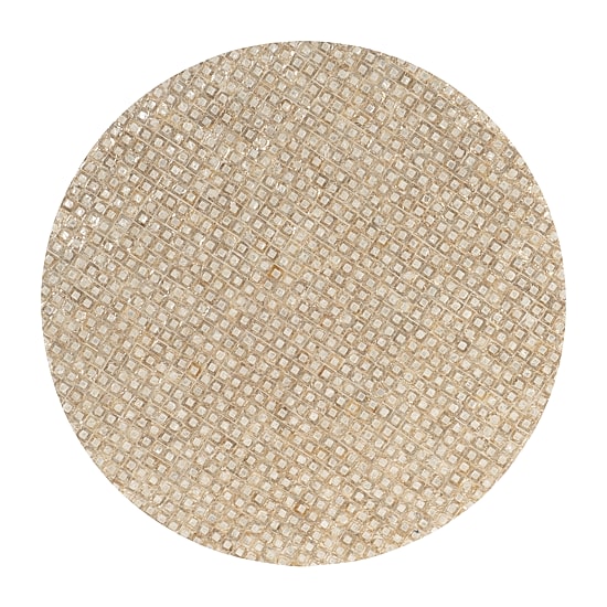 Porada Modern Gold and Ivory Coffee Table