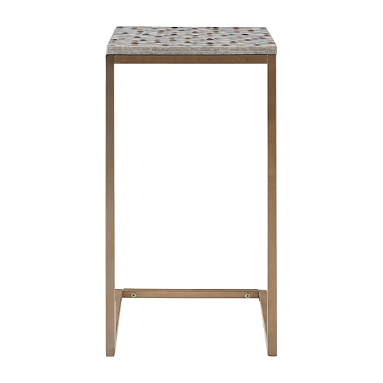 Linon Popson Living Room Collection Storage C Table