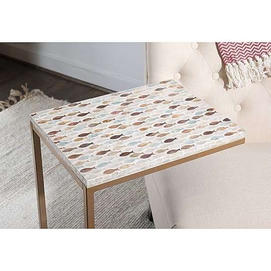 Linon Popson Living Room Collection Storage C Table