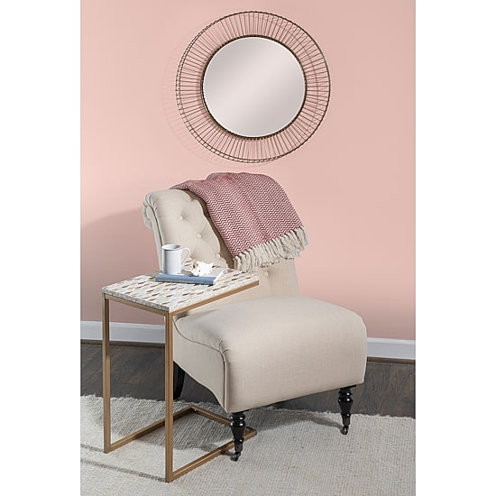 Linon Popson Living Room Collection Storage C Table