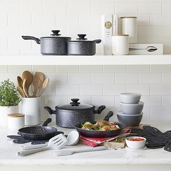 Brooklyn Steel Milky Way 24-pc. Non-Stick Cookware Set