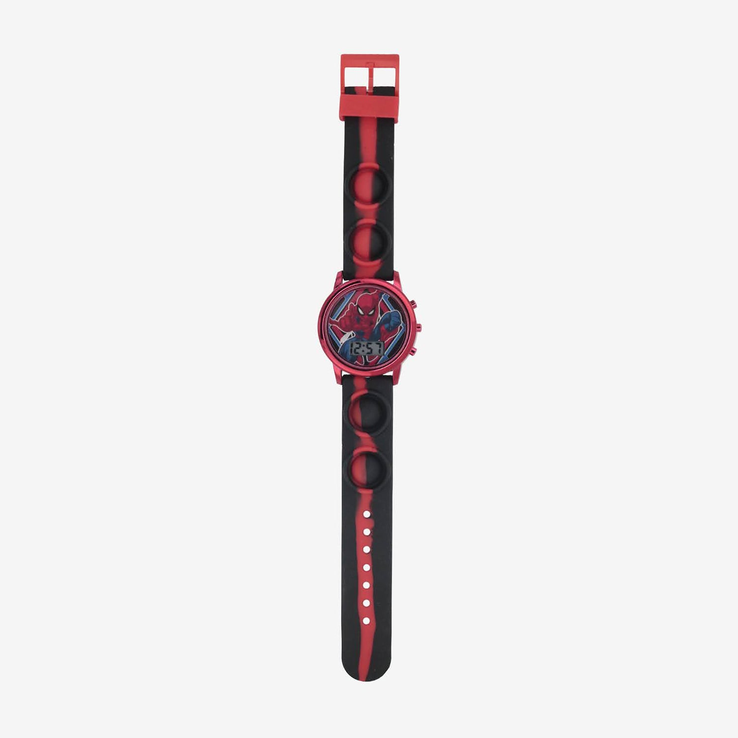 Spiderman Girls Digital Multicolor Strap Watch Spd4845