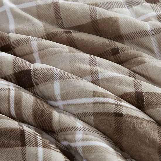 Woolrich Alton Plush to Sherpa Down Alternative Comforter Set with Throw Pillow