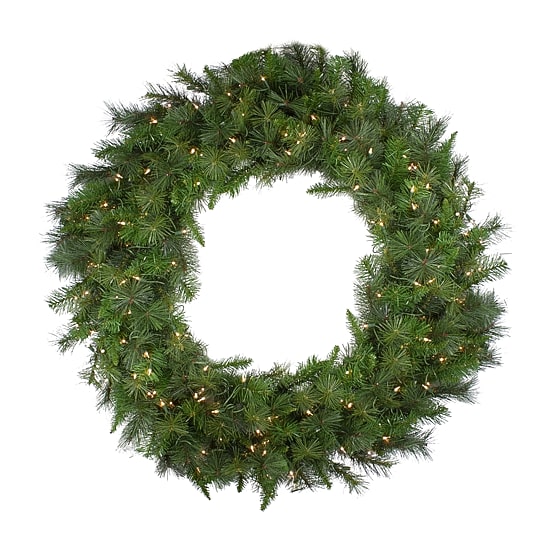 Northlight 60" Led Canyon Pine Artificial Clear Lights Pre-Lit Wreath