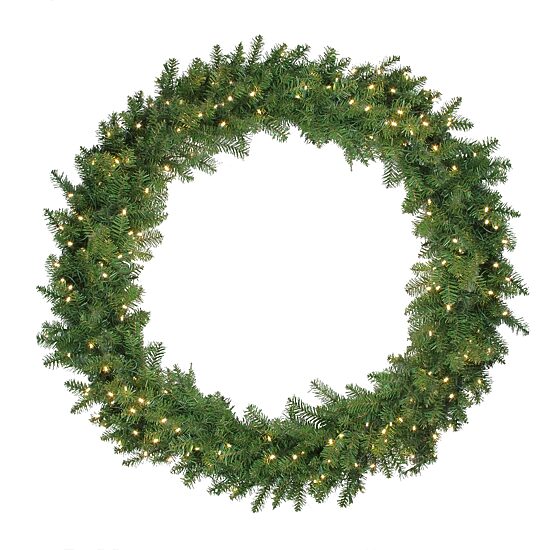 Northlight Northern Pine Led Artificial 48-Inch Warm White Lights Pre-Lit Wreath