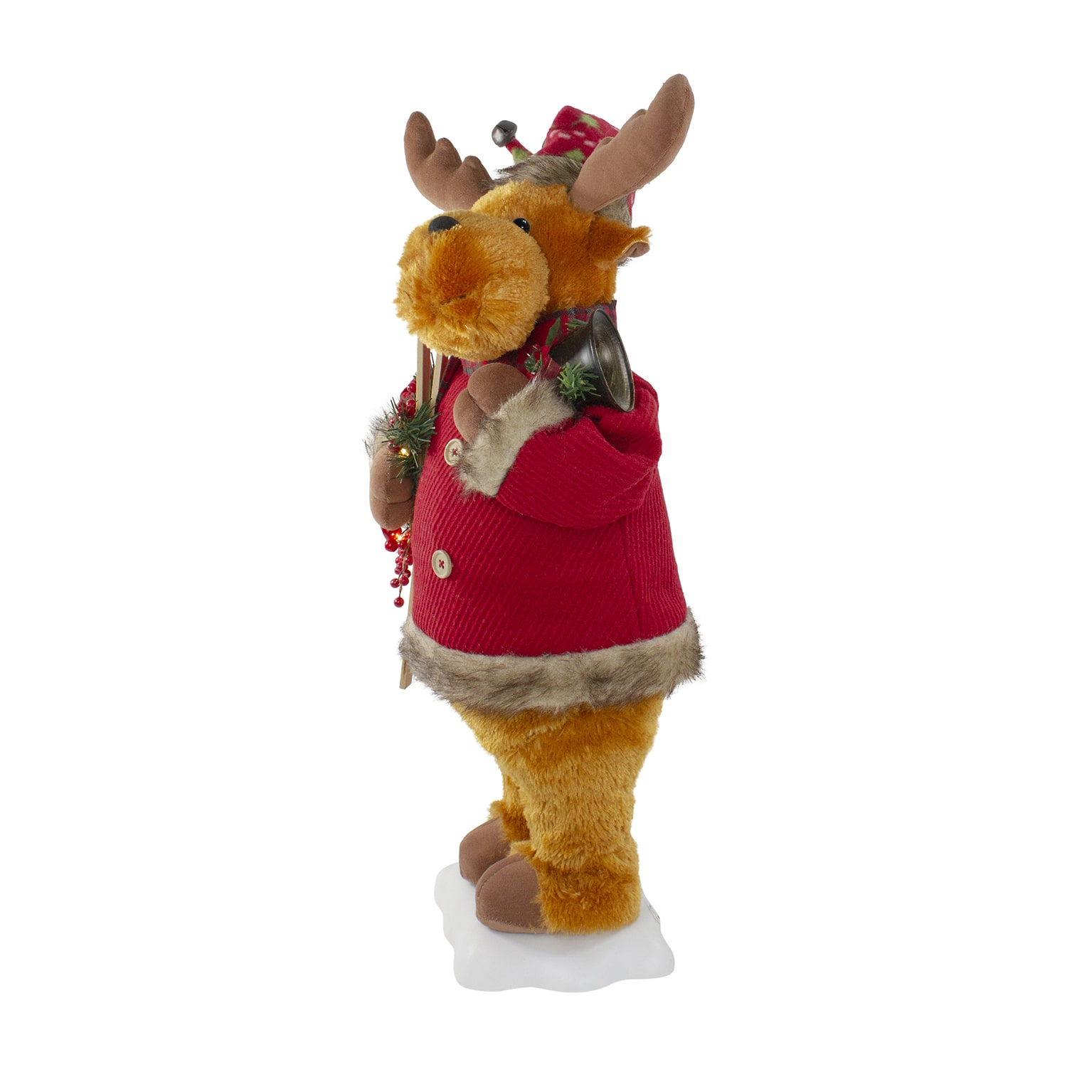 Northlight 24" Animated Musical Moose Christmas Figurine