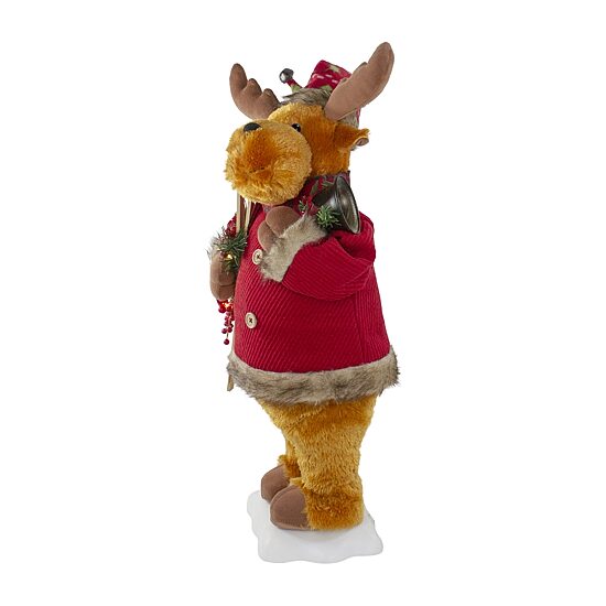 Northlight 24" Animated Musical Moose Christmas Figurine