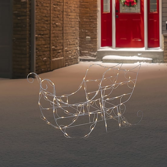 Northlight 48" Sleigh Outdoor Christmas Yard Art