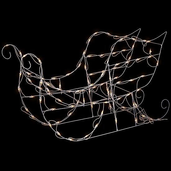 Northlight 48" Sleigh Outdoor Christmas Yard Art
