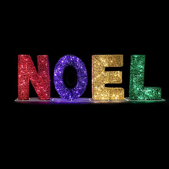 Northlight 46" Multi-Color Led 'Noel' Outdoor Christmas Yard Art