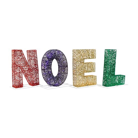 Northlight 46" Multi-Color Led 'Noel' Outdoor Christmas Yard Art