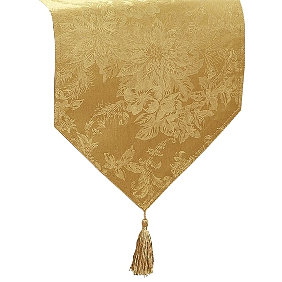 Threadmade Poinsettia Elegance Table Runner