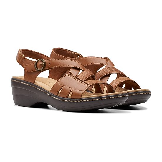 Clarks Womens Merliah Bonita Wedge Sandals